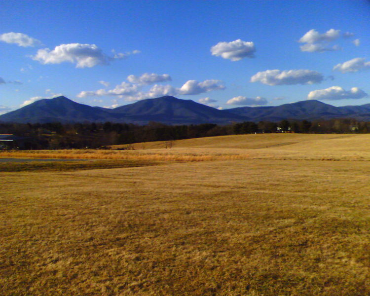 From the HeliPad
Peaks of Otter as seen from the Bedford Memorial Hospital helicopter pad.
